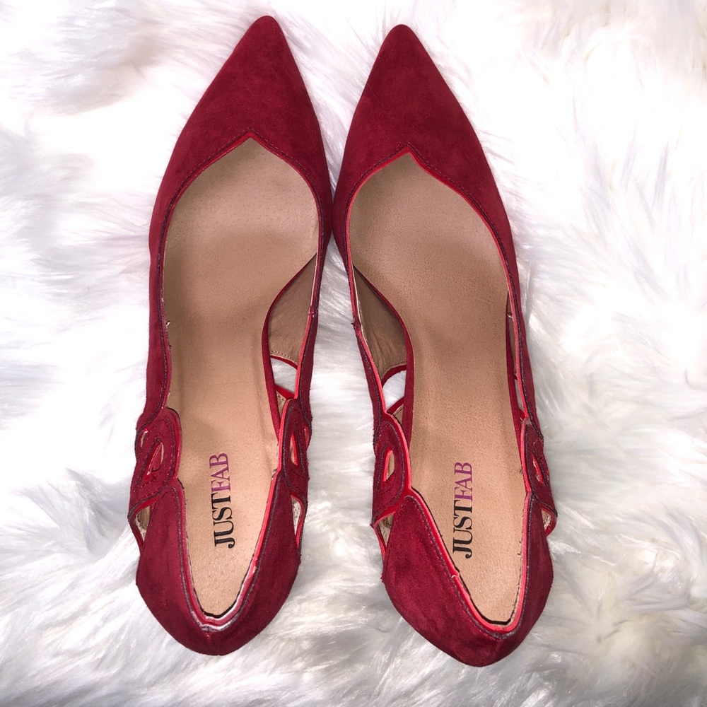 JustFab pumps.